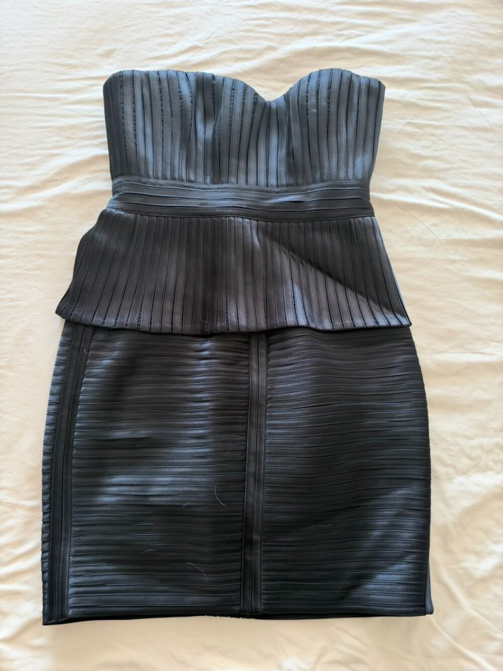 BCBG Max Azria Karina Women's Black Strapless Formal Dress